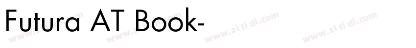 Futura AT Book字体转换
